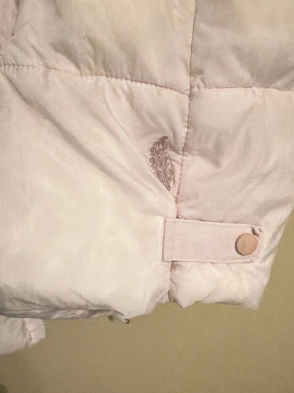 Free People Pale Pink Quilted Sleeveless Puffer Vest - Picture 4 of 6